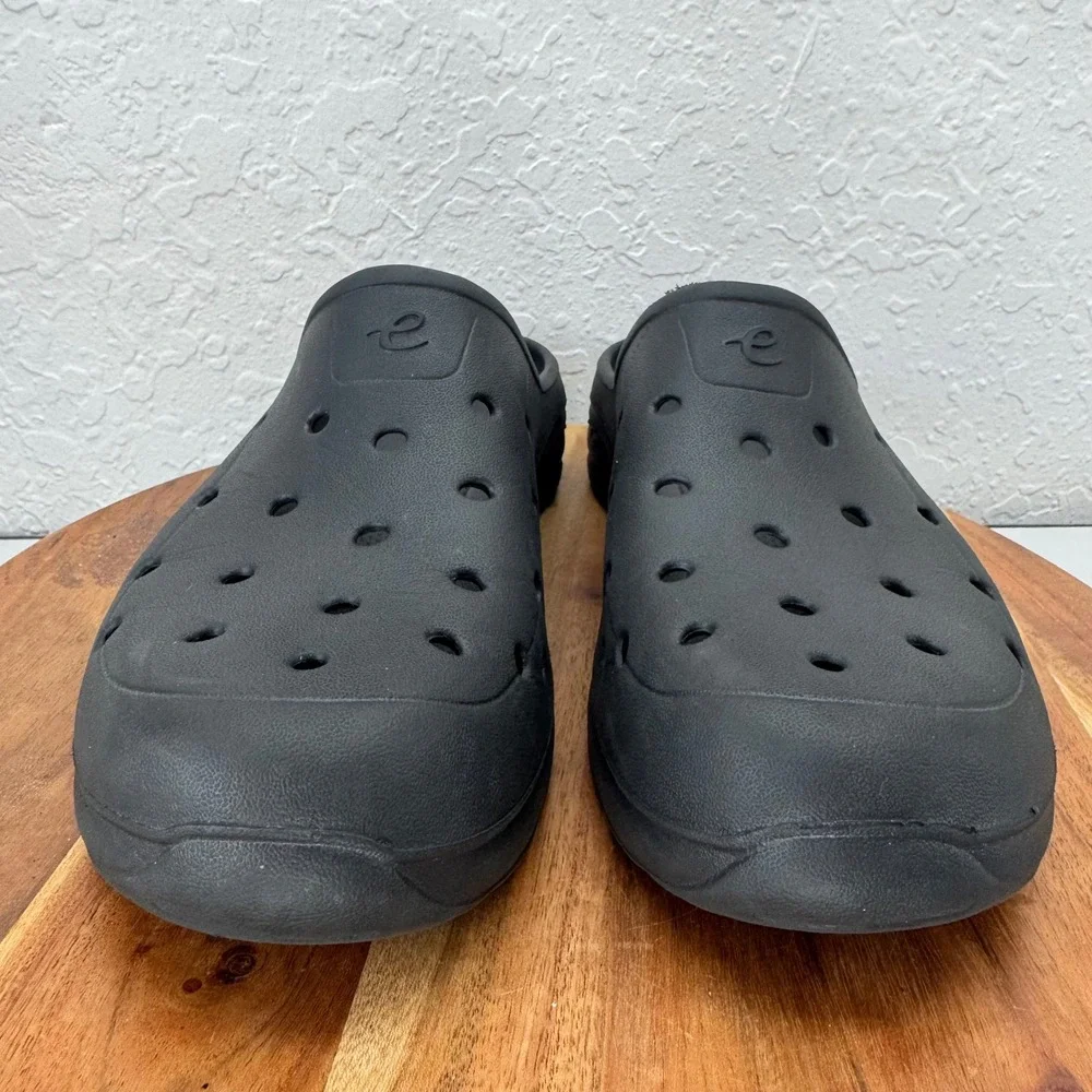 Easy Spirit Mens Black Slip On Clogs Mule Shoes Size‎ 9